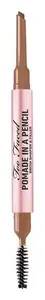 Too Faced Pomade In A Pencil Eyebrow Shaper & Filler Soft Brown