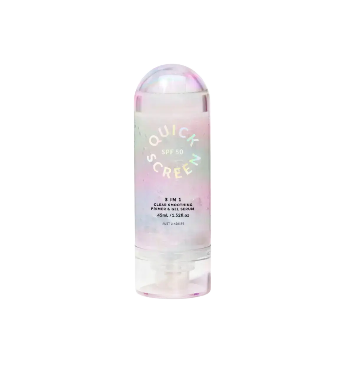 The Quick Flick Quick Screen SPF 50 Clear Primer & Gel Serum