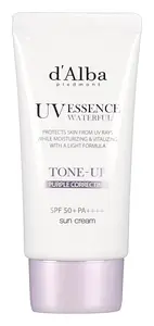 D'Alba UV Essence Waterfull Tone-Up Purple Correcting Sun Cream SPF 50+