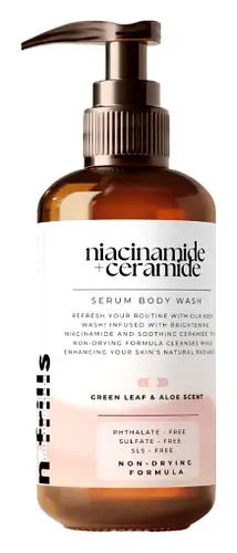 Skin Hero Niacinamide + Ceramide Serum Body Wash Green Leaf & Aloe