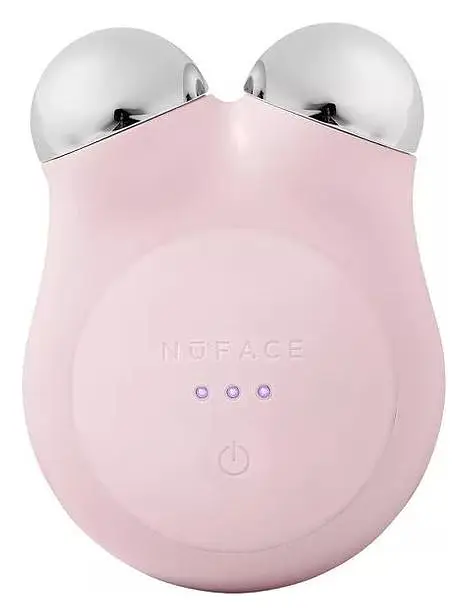 Nuface Mini+ Smart Petite Facial Toning Device Sandy Rose