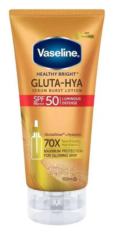 Vaseline Gluta-Hya Serum Burst Luminous Defense Sunscreen SPF 50 Philippines