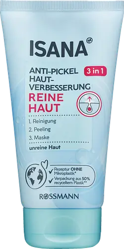 ISANA Anti-Pickel Hautverbesserung Reine Haut 3 In 1