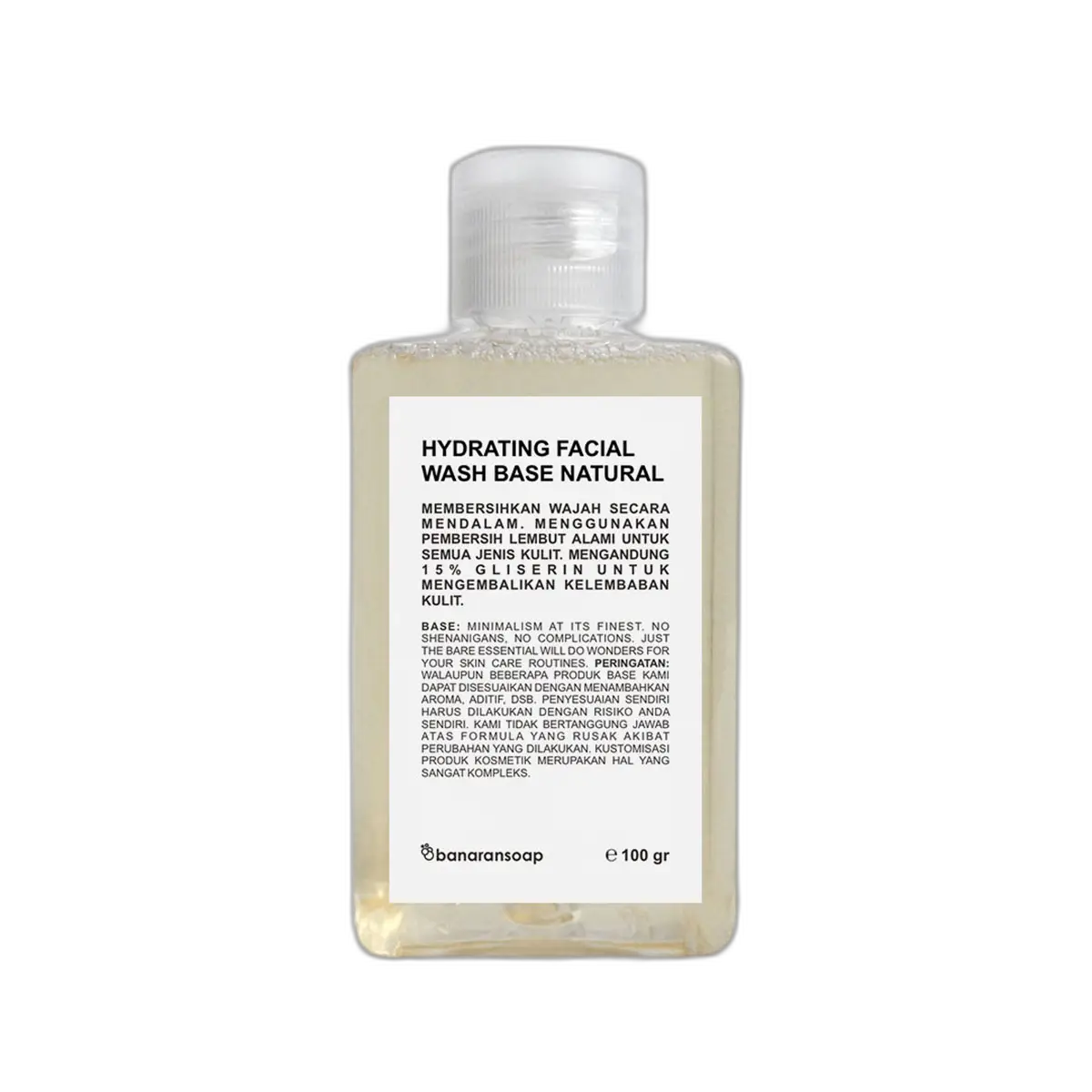 Banaransoap Hydrating Facial Wash Base Natural
