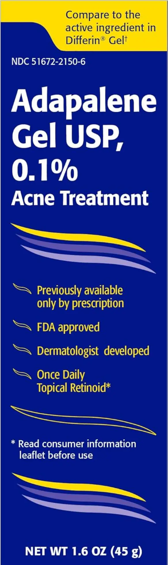 Taro Adapalene Gel 0.1%
