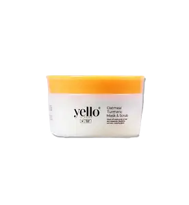 Yello Skincare Oatmeal Turmeric Mask & Scrub
