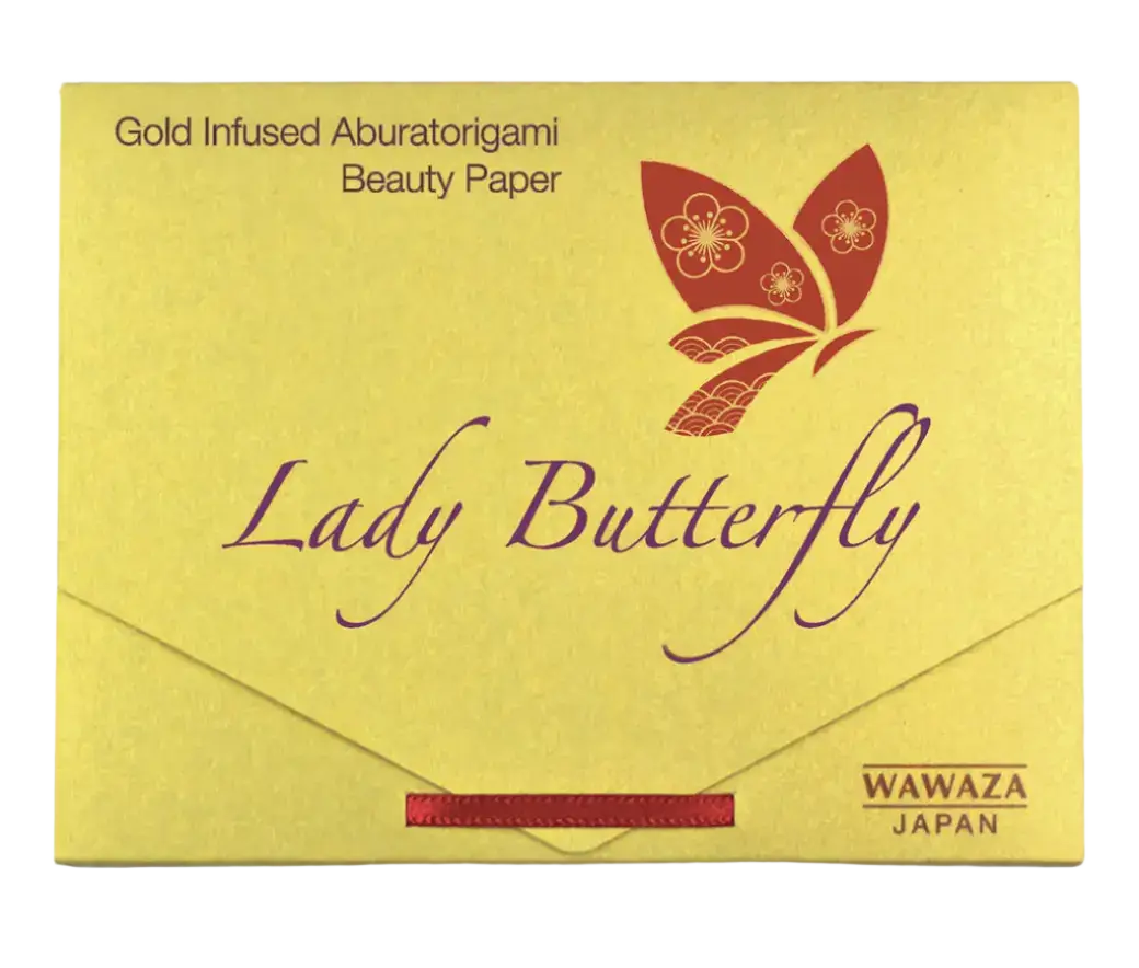 Wawaza Lady Butterfly Gold Infused Aburatorigami Beauty Paper
