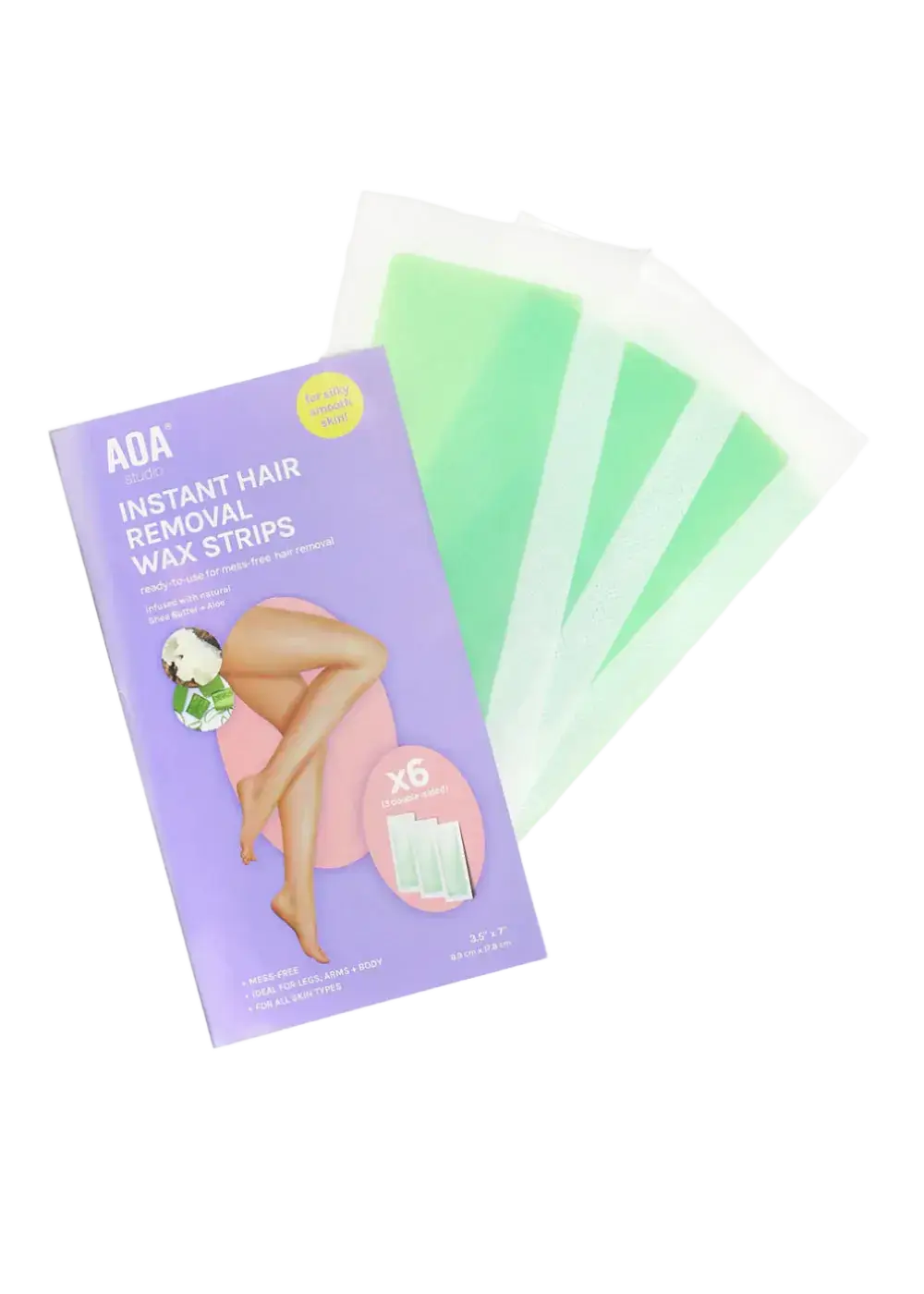 AOA Skin Instant Hair Removal Wax Strips