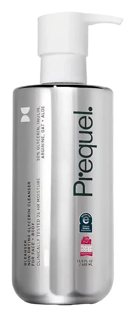 Prequel Gleanser Non-Drying Glycerin Cleanser For Face And Body