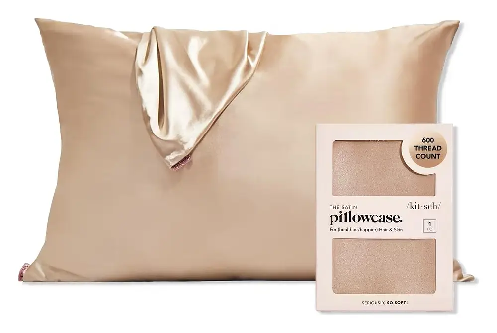 Kitsch Satin Pillowcase Champagne