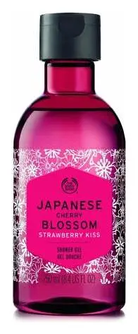 The Body Shop Japanese Cherry Blossom Strawberry Kiss Shower Gel
