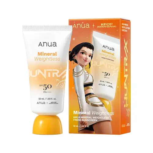 Anua K-Pop Demon Hunters Mineral Weightless Finish Sunscreen SPF 50 PA++++