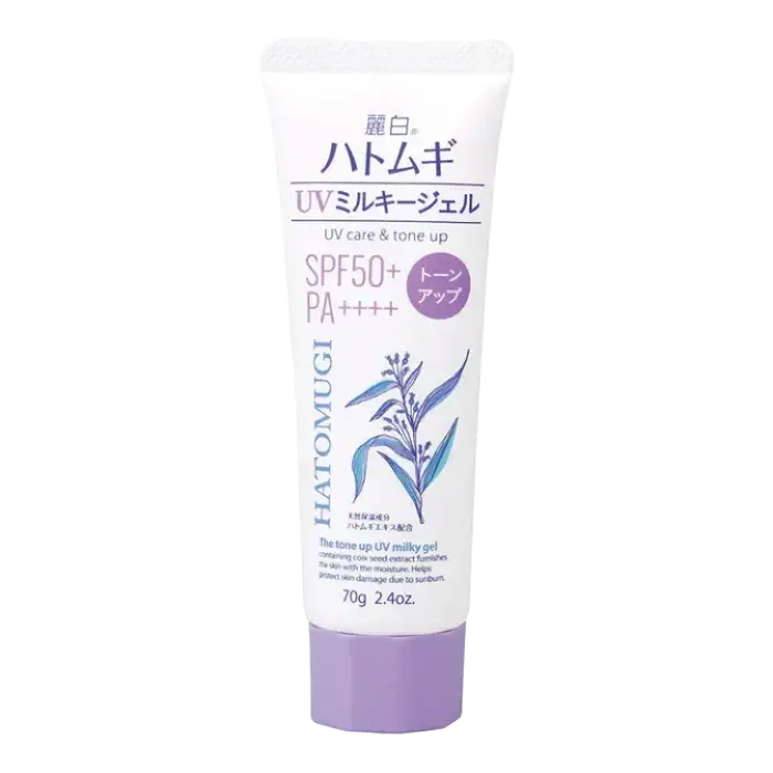 KUMANO COSME Hatomugi The Tone Up UV Milky Gel SPF 50+ Lavender