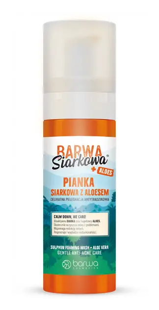 Barwa Cosmetics Sulphur Foaming Wash with Aloe Vera