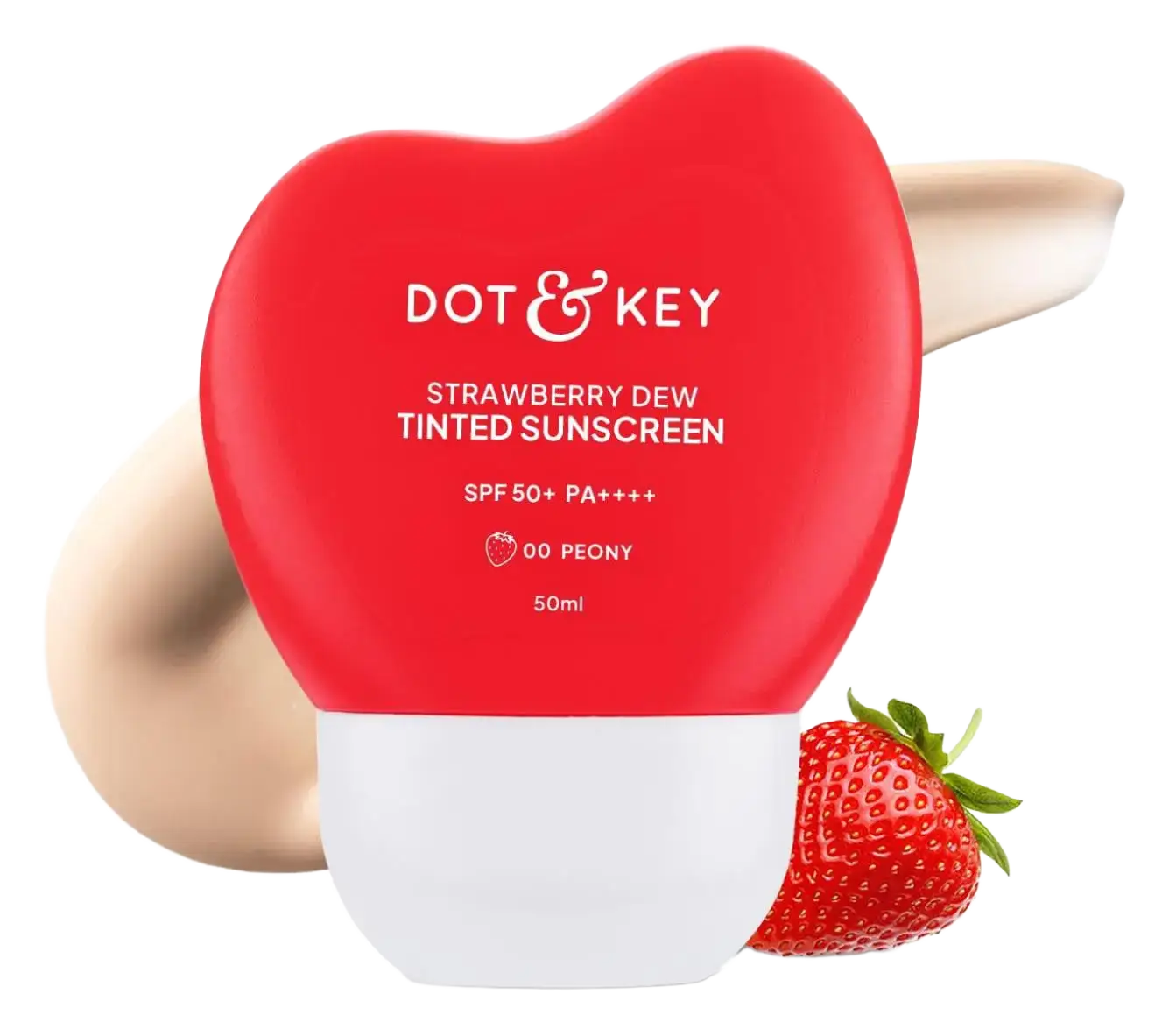 Dot & Key Skincare Strawberry Dew Tinted Sunscreen SPF 50+ PA++++ 00 Peony