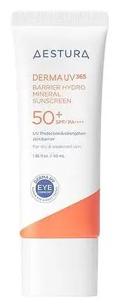 Aestura Derma UV365 Barrier Hydro Mineral Sunscreen SPF 50+ PA++++ Global