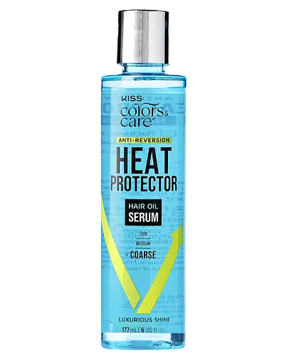 Kiss Colors & Care Anti-Reversion Heat Protector Hair Oil Serum