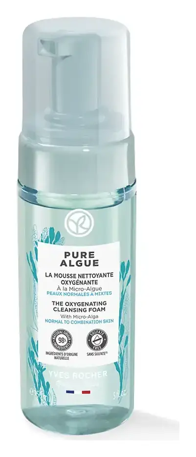 Yves Rocher Oxygenating Cleansing Foam Pure Algue