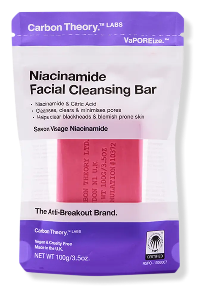 Carbon Theory Niacinamide Facial Cleansing Bar