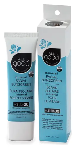 All Good SPF 30 Mineral Facial Sunscreen