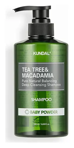 Kundal Tea Tree & Macadamia Deep Cleansing Shampoo Baby Powder