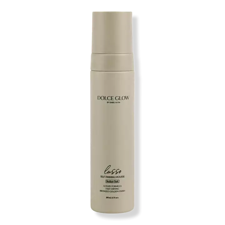 Dolce Glow Lusso Self-Tanning Mousse in Medium to Dark