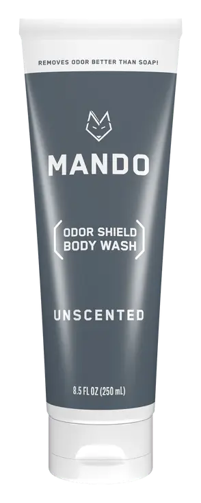 Mando Odor Shield Acidified Body Wash Unscented