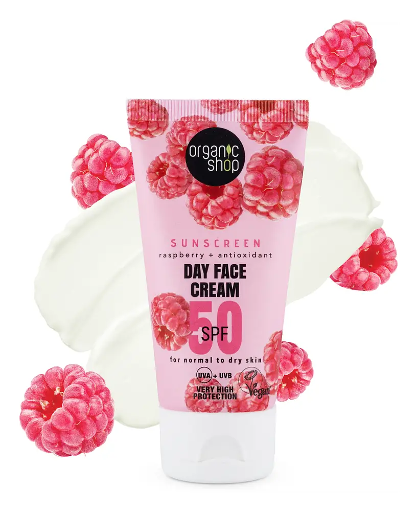 Natura Siberica Organic Shop Sunscreen Day Face Cream 50 SPF Normal to dry skin