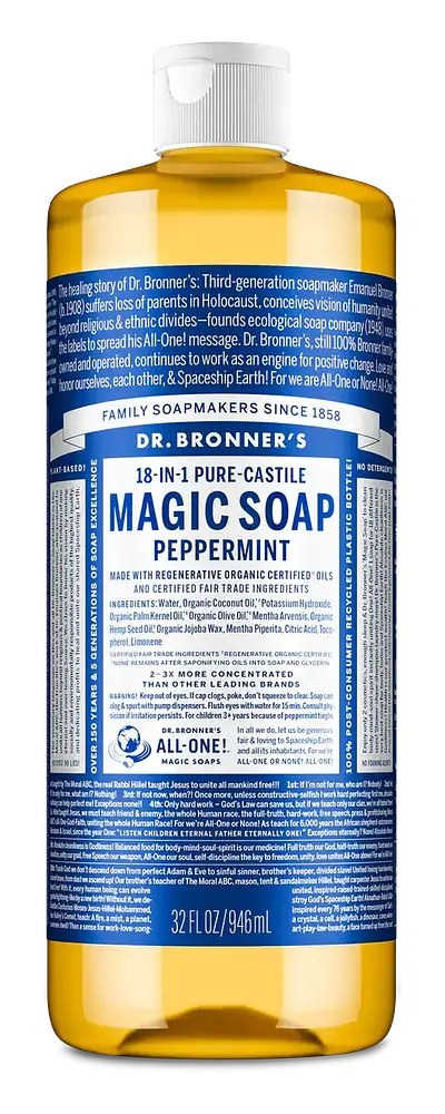 Dr. Bronner's Pure-Castile Liquid Soap Peppermint