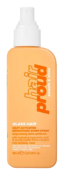 Hair Proud Glass Hair- Heat Activated Smoothing Shine Spray
