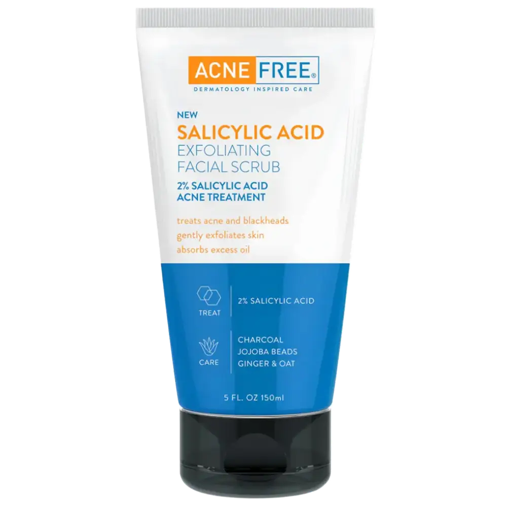 Acne Free Salicylic Acid Exfoliating Facial Scrub