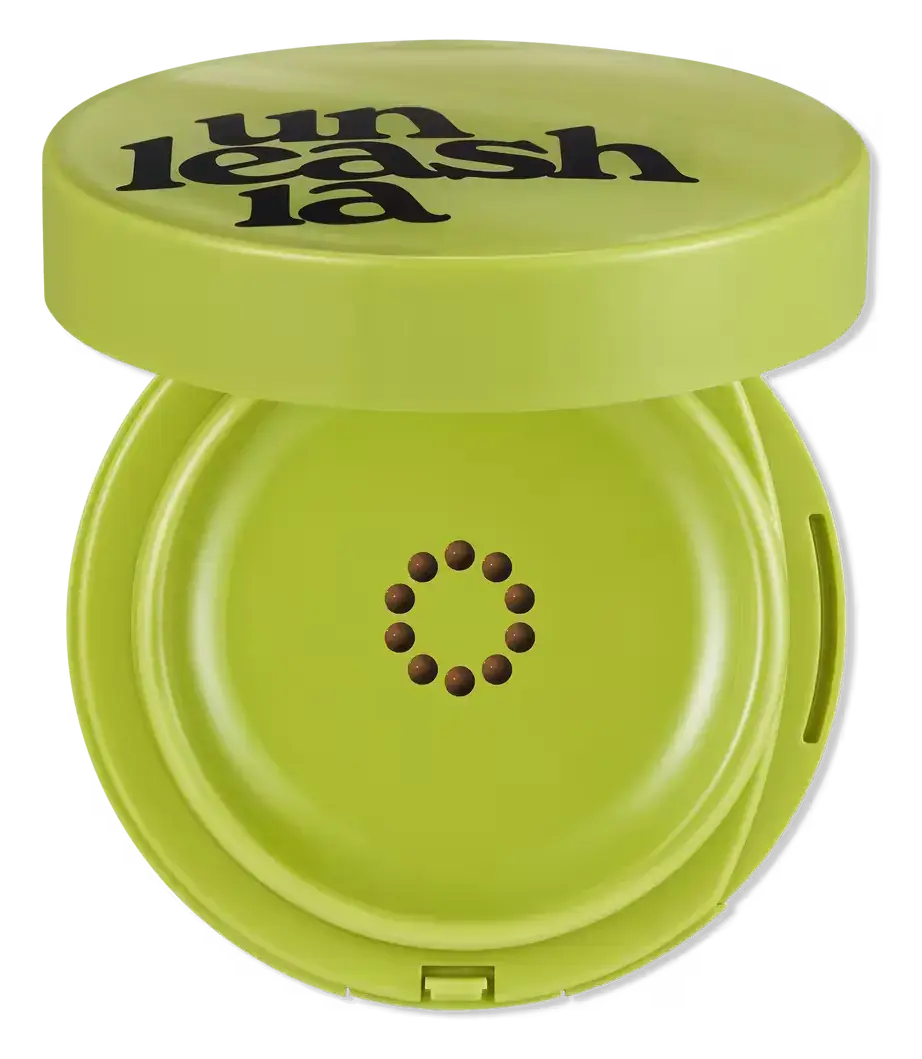 Unleashia Satin Wear Healthy-Green Cushion Choco Fudge