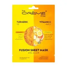 The Creme Shop Fusion Sheet Mask Turmeric & Vitamin C