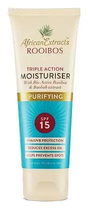 African Extracts Rooibos Skin Care Purifying Triple Action Moisturiser SPF15