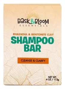 Bask & Bloom Rhassoul & Bentonite Clay Shampoo Bar