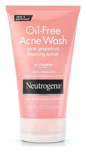 Neutrogena Oil-Free Acne Wash Pink Grapefruit Foaming Scrub