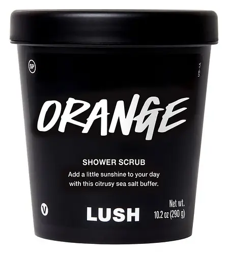 LUSH Orange Shower Scrub