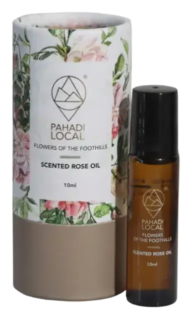 Pahadi Local Flowers Of The Foothills Scented Rose Oil