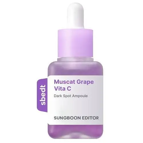 Sungboon Editor Vita C Dark Spot Ampoule Muscat Grape