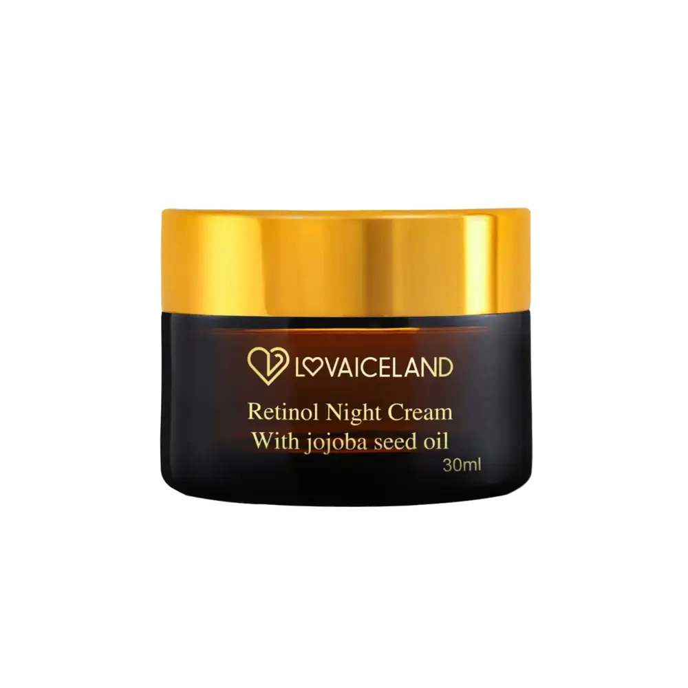 LovaIceland Retinol Night Cream With Jojoba Seed Oil