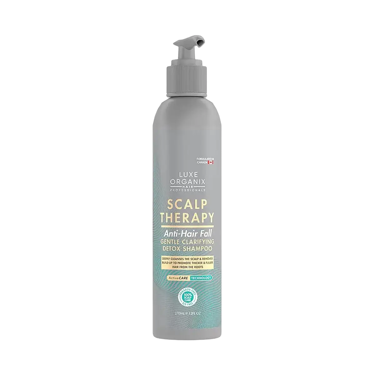Luxe Organix Scalp Therapy Anti-Hair Fall Gentle Clarifying Detox Shampoo