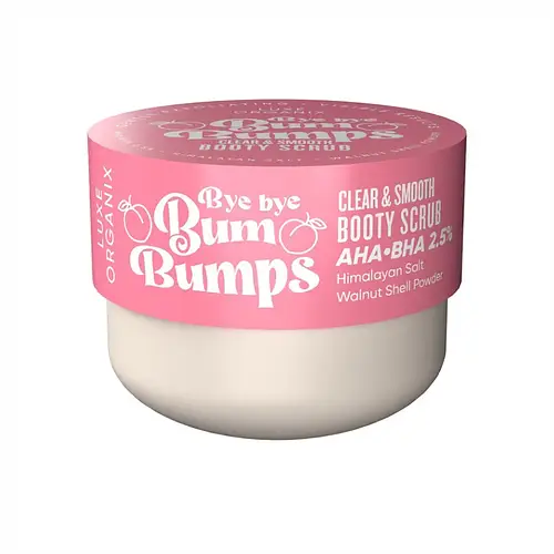 Luxe Organix Bye Bye Bum Bumps Booty Scrub Clear and Smooth
