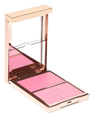 Patrick Ta Major Headlines Double-take Crème & Powder Blush Duo Just Enough (Soft Blue Pink)