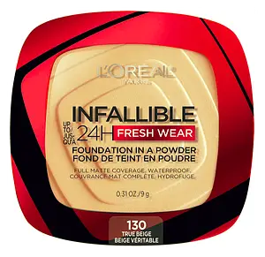 L'Oreal Infallible Fresh 24H Wear Foundation In A Powder 130 True Beige