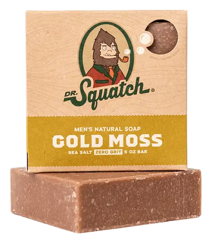 Dr. Squatch Gold Moss Bar Soap