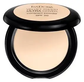 ISADORA Velvet Touch Ultra Cover Compact Powder SPF 20 Fair Porcelain