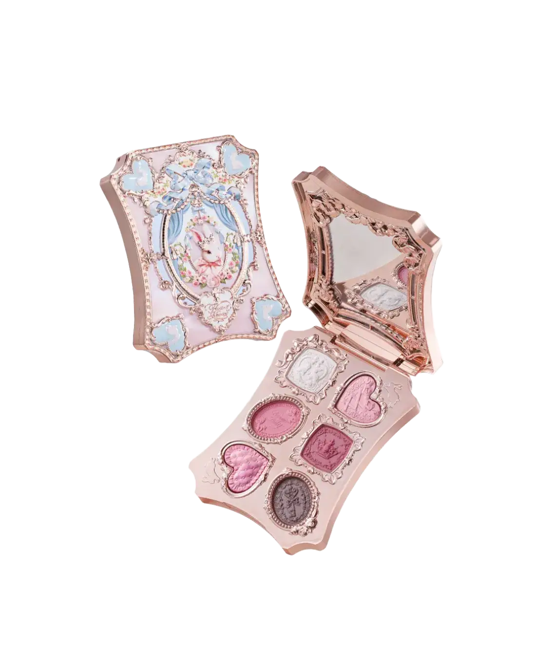 Flower Knows Bunny Garden 6-Color Makeup Palette 03 Ruby Berry