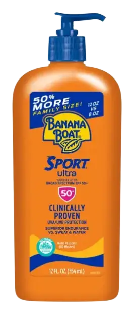 Banana Boat Ultra Sport Sunscreen Lotion, Broad Spectrum, SPF 50+