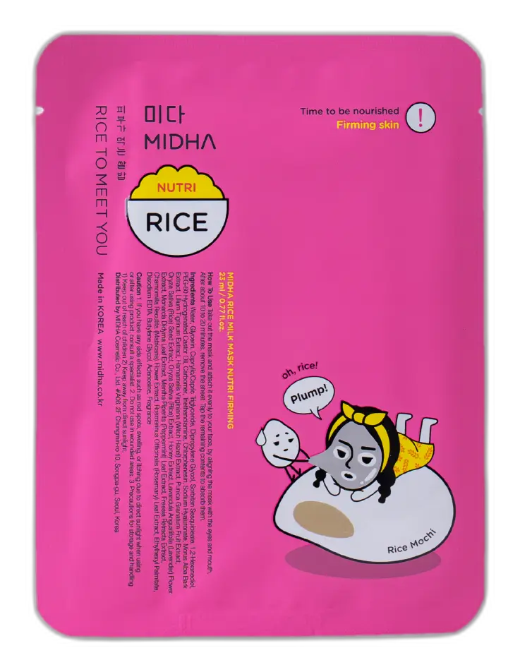 Midha Rice To Meet You Rice Milk Mask Nutri Firming