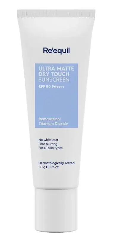 Re’equil Ultra Matte Dry Touch Sunscreen SPF 50